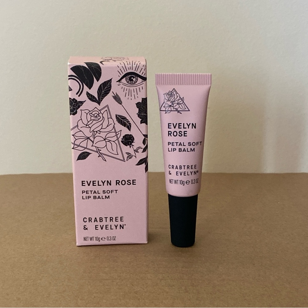 CRABTREE & EVELYN- Evelyn Rose Petal Soft Lip Balm, 0.3 oz Minty Kiss